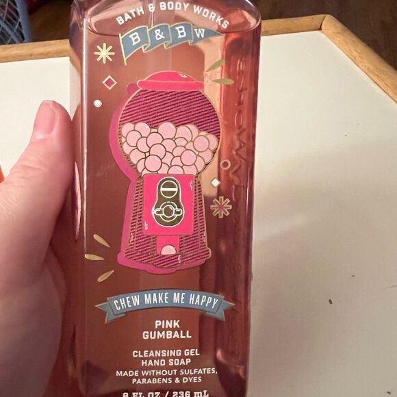 BBW Gel Hand Soap Bundle Brambleberry Harvest & Pink Gumball 8 oz - Picture 2 of 6